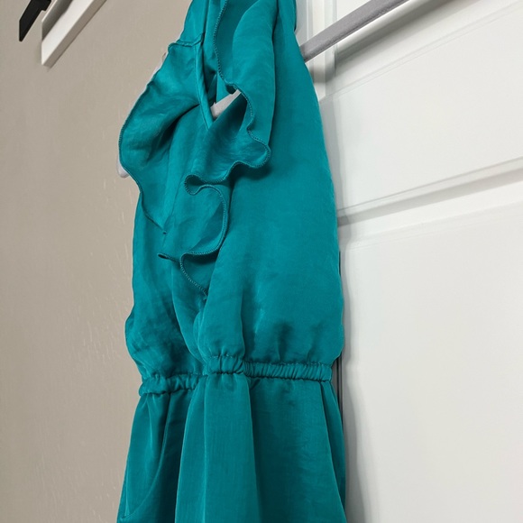 Charlotte Russe | Turquoise Halter Dress - Picture 3 of 3